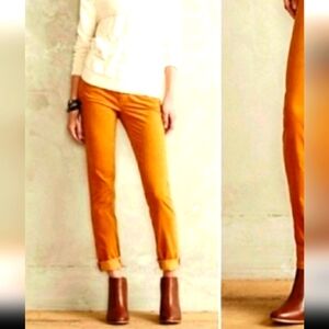 🔥SALE🔥Anthropologie Pilcro Stet Marigold Corduroy Pants W34